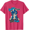Funny Bear Smile Smile Through The Pain Teddy Bear Streetwear Sneaker Lovers T-Shirt - Red Heather