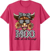 Moo Bitch Get Out The Way Western Cow Mo Tees Moo Bitch Get Out The Way Western Cow Mo T-Shirt - Red Heather
