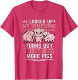 Funny Pig Gift For Pig Lovers Funny Pigs For Pig Lovers Women Pig T-Shirt - Red Heather