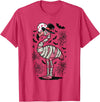 Flamingo Halloween Costume Mummy Spooky Flamingo Mummy T-Shirt - Red Heather
