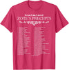 MathWare Funny Nerdy Zote's Precepts Knight Gamer T-Shirt - Red Heather