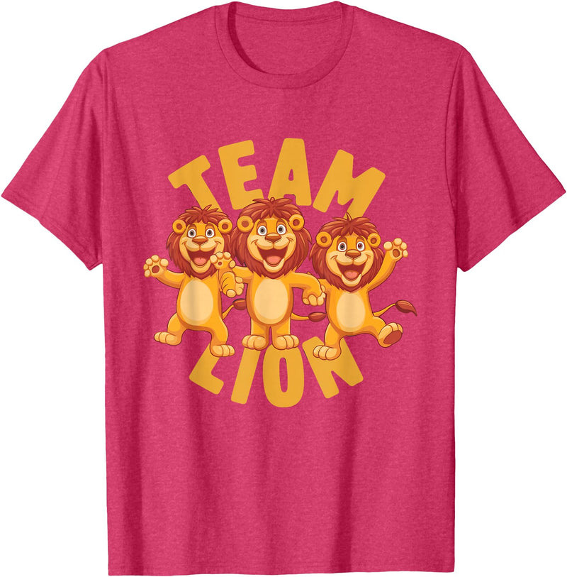 Lion Design for Lion Lovers Team Lion Stuff | Lion Costume | Products for Lion T-Shirt - Red Heather