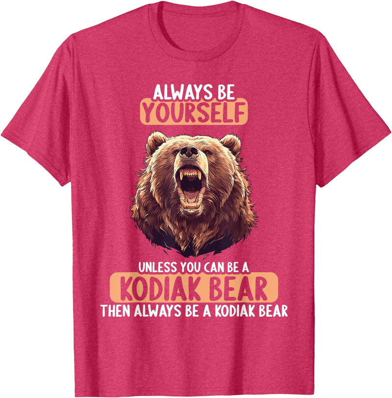 Kodiak Bears Kodiak Bear Lovers Shop Kodiak Bears Kodiak Bear T-Shirt - Red Heather