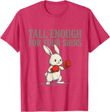 Cute Bunny Joke T-Shirt in Red Heather