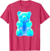 Urban Empyre Blue Gummy Bear T-Shirt - Red Heather