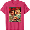 Last Gasp Graphics Brain Eaters 1950s horror comic cover T-Shirt - Red Heather