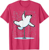 Fun Polar Bear Lover Humor Bear Dancer Stylish Tee Funny Polar Bear Pole Dancing Animal Cute Cool Wordplay Snow T-Shirt - Red Heather