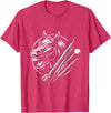 Equine Dentistry Equine Veterinarian Apparel Equine Dentistry Horse Lover Designs T-Shirt - Red Heather