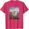 Dee Claire Art & Designs Polar Bear Summer Wildflower Meadow Nature Artwork T-Shirt - Red Heather