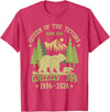 Vintage National Park Outfits Bear Lovers Apparel. Queen Of The Tetons Grizzly 399 National Park 1996-2024 T-Shirt - Red Heather