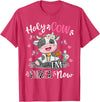 Holy Cow I'm Three 3 3rd Birthday Boy Girl Kids Holy Cow I'm Three 3 Years Old 3rd Birthday Boy Girl T-Shirt - Red Heather