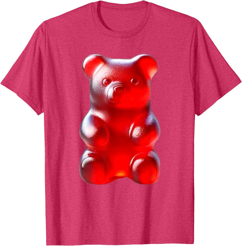 Urban Empyre Red Gummy Bear T-Shirt - Red Heather