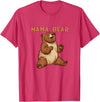 Happy Mama Bear Cool Vibes with Mama Bear Costume T-Shirt - Red Heather