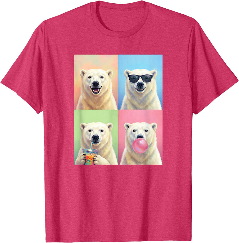 polar bears polar bear Shop Polar Bears Funny Polar Bear T-Shirt - Red Heather