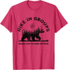 Hiking Bear Apparel Hike in Groups Bears Like to Have Options Funny Camping T-Shirt - Red Heather