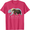 Katmai National Park Landscape Shirts & Gifts Alaskan Bear Katmai National Park Lake Image Alaska Souvenir T-Shirt - Red Heather