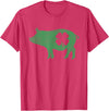 Pig - Shamrock St Patricks Day - Shirts Pig - Shamrock St Patricks Day Saint Paddys Irish Funny T-Shirt - Red Heather