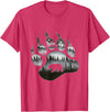 One Nature Designs Touching Ghost of the Spirit Bear Paw T Shirt T-Shirt - Red Heather