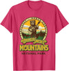 The Thrift Garage Great Smoky Mountains National Park Guitar Bear Cute Smokies T-Shirt - Red Heather