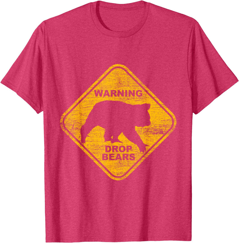 Animal Tees & Gift Idea Attention Falling Bears Animal Design Australia Gift Koala T-Shirt - Red Heather
