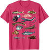 Educational Science Ideas Deep Sea Fish Ocean Biology & Marine Science Educational T-Shirt - Red Heather