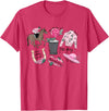Horse Racing Derby Day Men Women Kids Gift Horse Racing Doodles Derby Day Funny Silks Jockey T-Shirt - Red Heather
