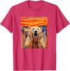 Polar Bears Polar Bear the scream meme The Scream Art Funny Polar Bear Meme T-Shirt - Red Heather