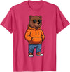 Bear Shirts For Men Women Kids Gifts Cool Bear Sunglasses Men Women Kids Boys Girls Youth Teen T-Shirt - Red Heather