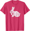 Love Bunny Rabbit Lover Animal Pet Owner Easter Gift T-Shirt in Red Heather