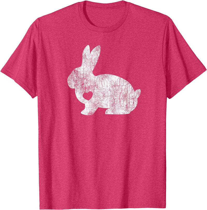 Love Bunny Rabbit Lover Animal Pet Owner Easter Gift T-Shirt in Red Heather