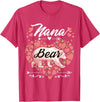 Nana Bear Shirt Designs and Gift Ideas for Grandma Nana Bear Shirt for Women - Cute Mother's Day and Birthday T-Shirt - Red Heather