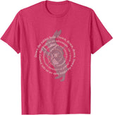 Down the Rabbit Hole. Alice in Wonderland T-Shirt in Red Heather