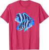 World Support Tees Frontosa Cichlid Fish Aquarium Owners Monster Fish Gift T-Shirt - Red Heather