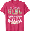 Proud Pig Show Grandma For Mother's Day Proud Pig Show Grandma Pig Show Grandmother T-Shirt - Red Heather