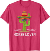 Cartba Horse Co. Funny Horse Lover Ranch Equestrian T-Shirt - Red Heather