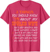 Zizazova Designs My Spoiled Wife Loves Cows Crazy Scares Me Tshirt T-Shirt - Red Heather