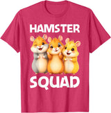 Cute Hamster Design for Men Women Kids Dwarf Hamster Lovers T-Shirt - Red Heather