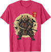 Anime Shirts For Men Women Kids Gifts Samurai Bear Shirt Warrior Vintage Graphic Japanese Men T-Shirt - Red Heather