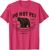 Do Not Pet the Chonky Forest Fluffs Wyoming Quote Yellowstone National Park Black Bear Funny Souvenir T-Shirt - Red Heather