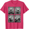 Funny Bear PhotoBooth Stuff Accessories & Gifts Bear PhotoBooth Sunglasses Funny Dab Bears Lover T-Shirt - Red Heather