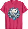 Arctic Polar Bear Winter Snowflake Pine Cone Christmas Polar Bear Snowflake Winter Wonderland T-Shirt - Red Heather