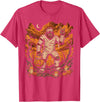 Halloween Shirts For Women Men Kids Boys Girls Halloween Mummy Bigfoot Rock Sasquatch Costume Men Boys Kids T-Shirt - Red