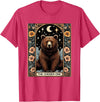 Funny I Choose the Bear Tarot Card Women Girls Trending T-Shirt - Red Heather