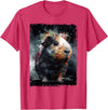 Guinea Pig Lovers Guinea Pig Tees Guinea Pig Shirt Furry Potato Watercolor Guinea Pig Funny T-Shirt - Red Heather