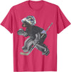Behrbones Bear Hockey Goalie T-Shirt - Red Heather