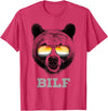 LGBT Equality Rights Gifts BILF Gay Bear Pride Daddy Grizzly Gift T-Shirt - Red Heather