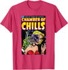 Velleity Studios Horror Comic Book Cover Chamber of Chills 19 T-Shirt - Red Heather