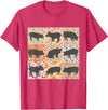 Floral Bobo Small Town Girl Animal Lover Pig Mom Pig Lover Show Mom Farm Life Farmer Floral Boho Pig T-Shirt - Red Heather