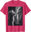 SH-Star Cat Lion Mirror Reflection Art Gifts Animal Face Ni T-Shirt - Red Heather