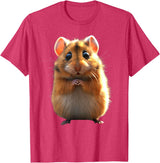 Hamster Rodent Field Hamster Cute Hamster T-Shirt - Red Heather